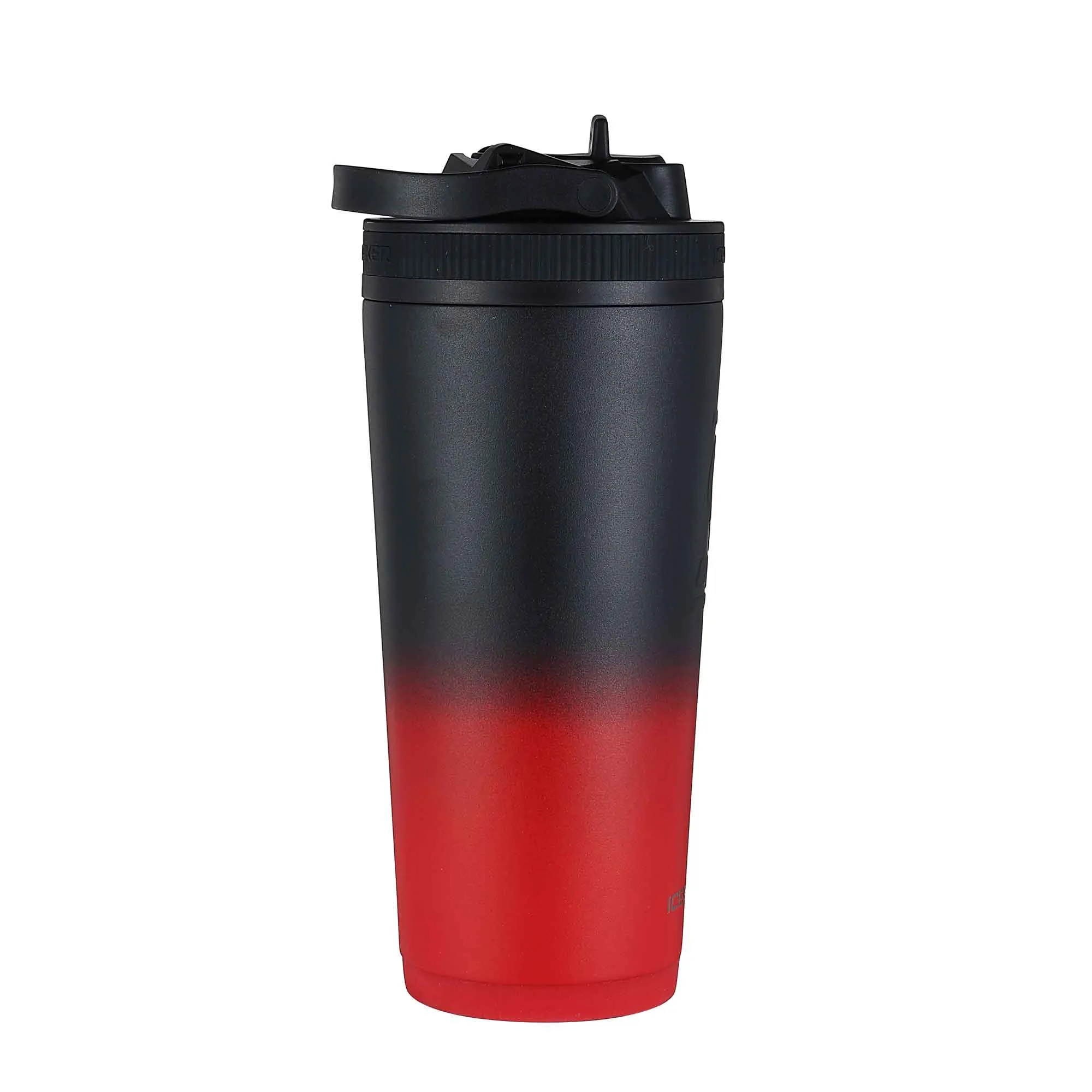 26oz Sport Bottle - Red Black Ombre