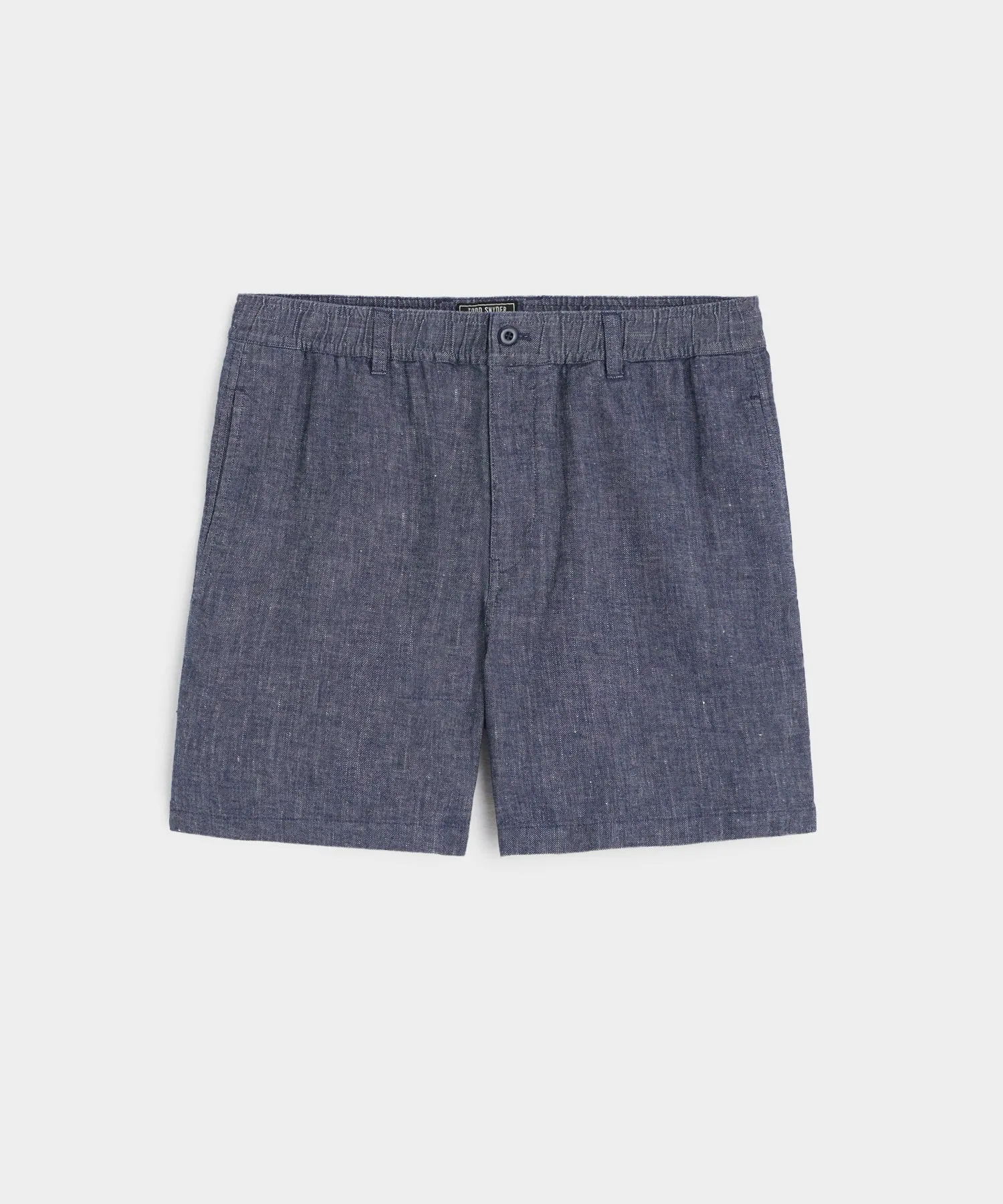 5" Linen Beachcomber Short in Chambray