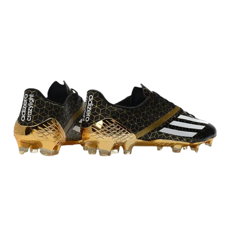 Adidas F50 Ghosted Adizero HT FG Black Gold - Goatkits Boots