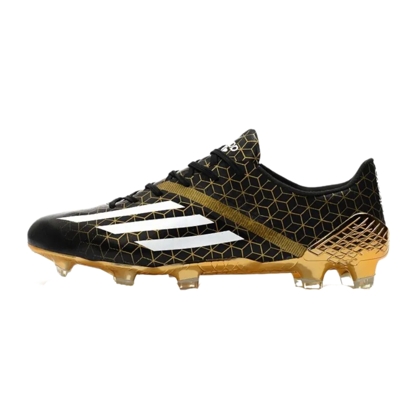 Adidas F50 Ghosted Adizero HT FG Black Gold - Goatkits Boots