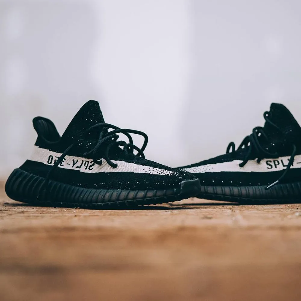 ADIDAS ORIGINALS YEEZY BOOST 350 V2 BLACK-WHITE