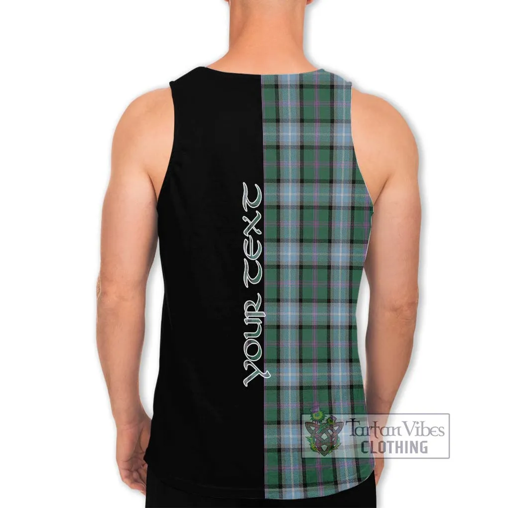 Alexander of Menstry Hunting Tartan Men's Tank Top with Family Crest and Half Of Me Style