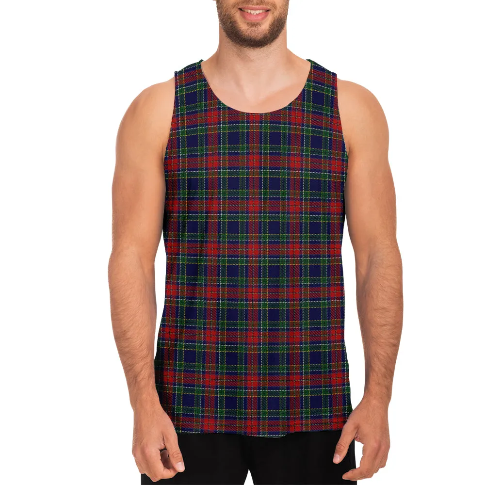 Allison Red Tartan Mens Tank Top