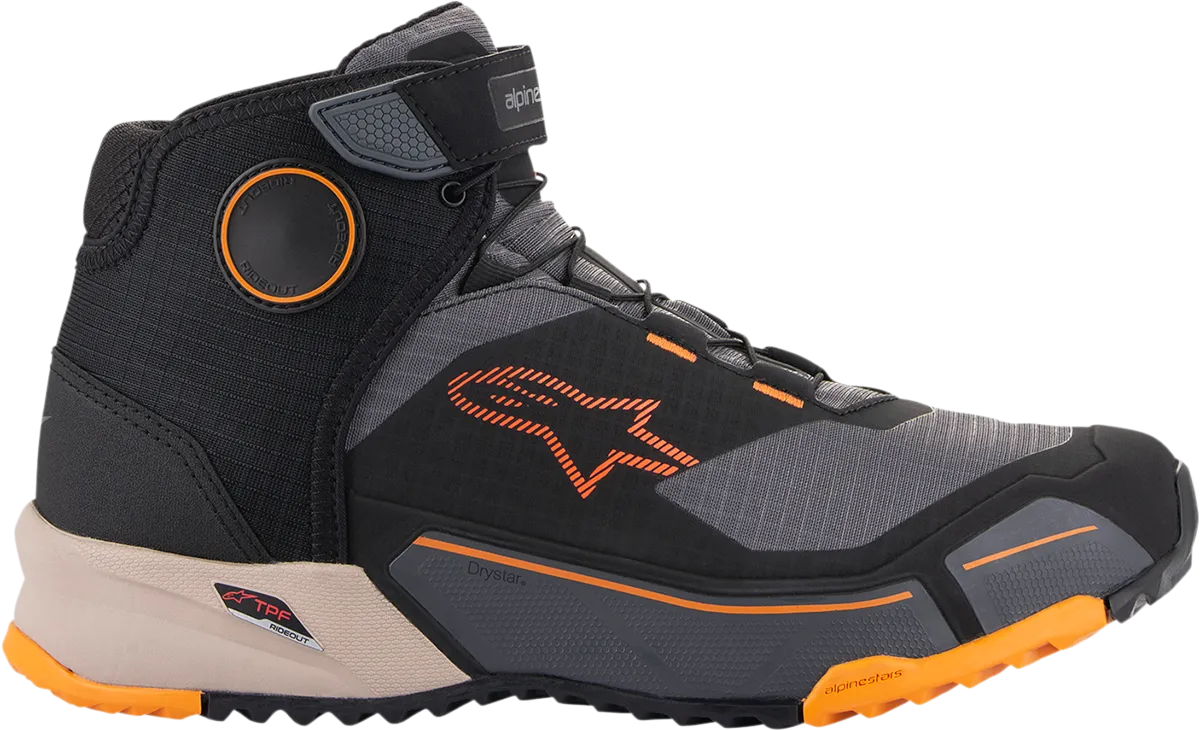 ALPINESTARS CR-X Drystar? Shoes - Black/Brown/Orange - US 10 26118201284-10