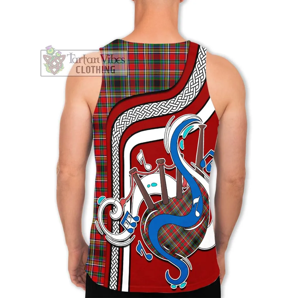 Anderson of Arbrake Tartan Men's Tank Top with Epic Bagpipe Style