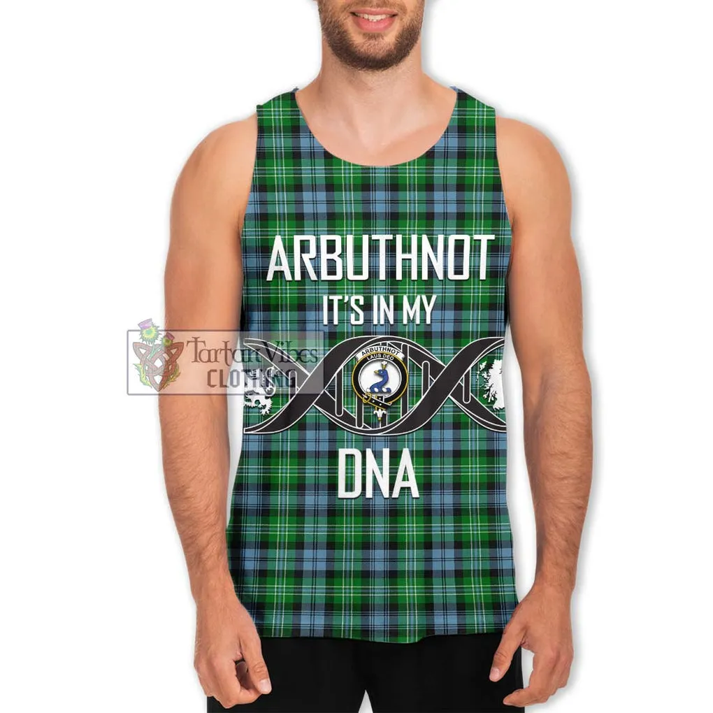 Arbuthnot Ancient Tartan Men's Tank Top with Family Crest DNA In Me Style