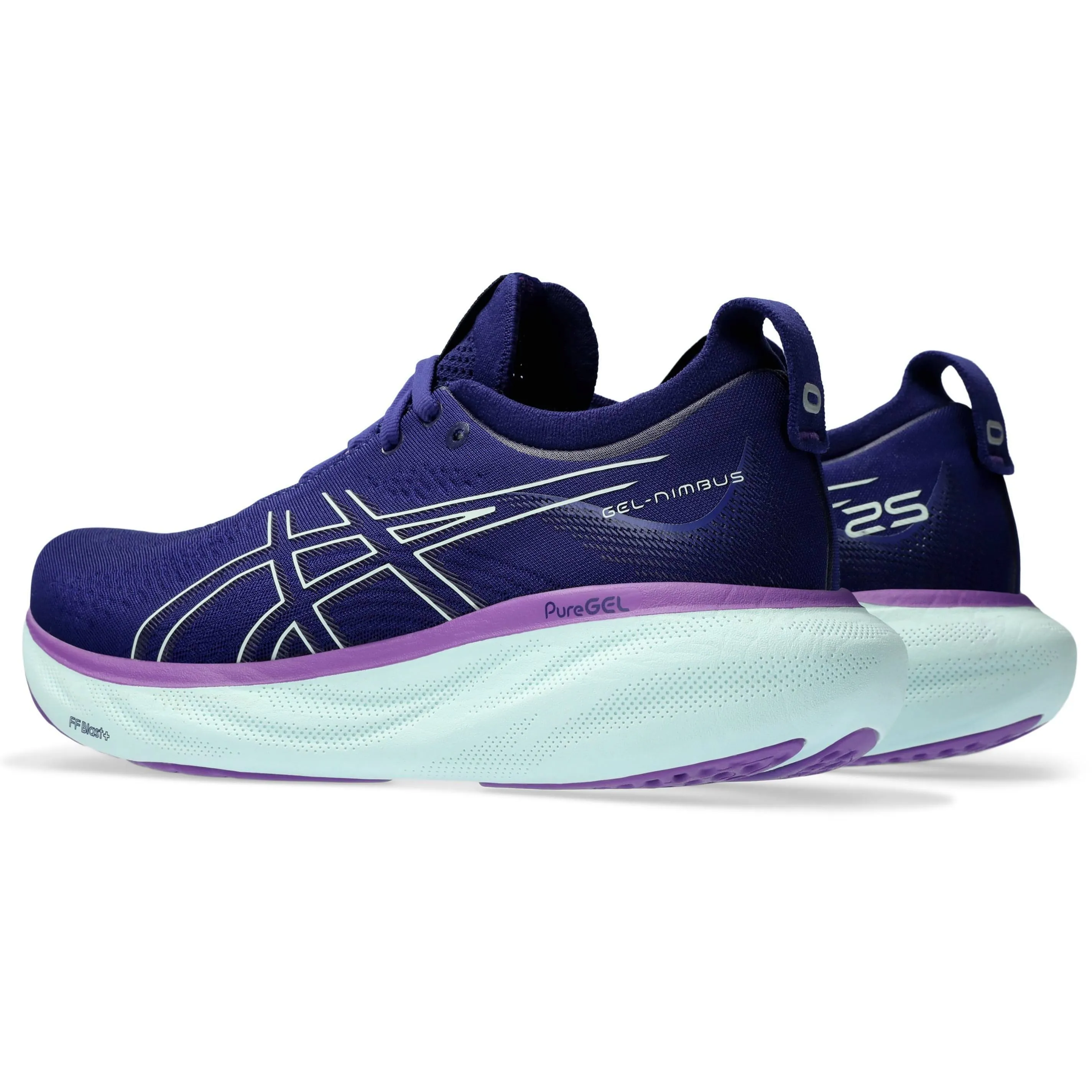 Asics Gel Nimbus 25 Womens Running Shoes - Blue