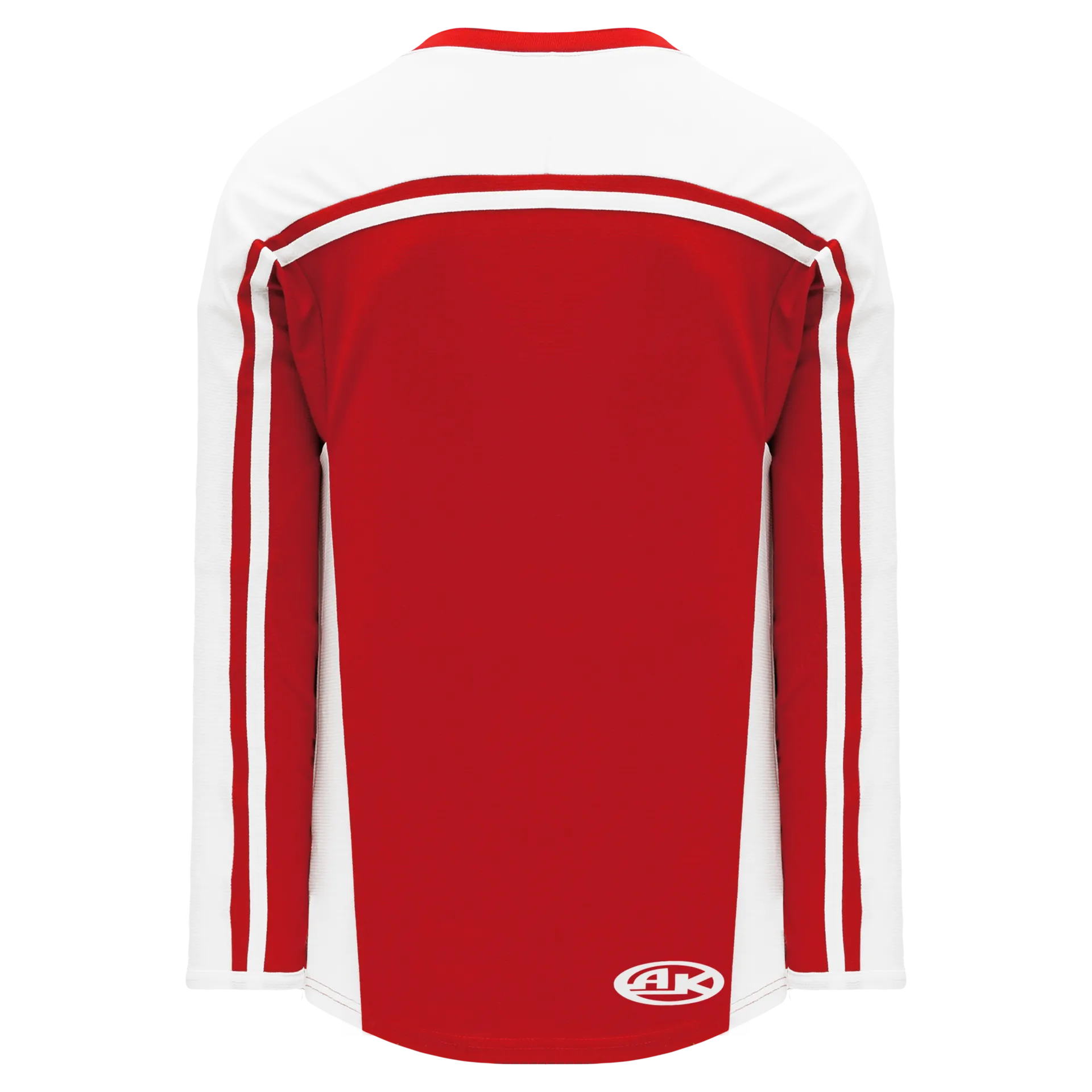 Athletic Knit (AK) H7600A-208 Adult Red/White Select Hockey Jersey