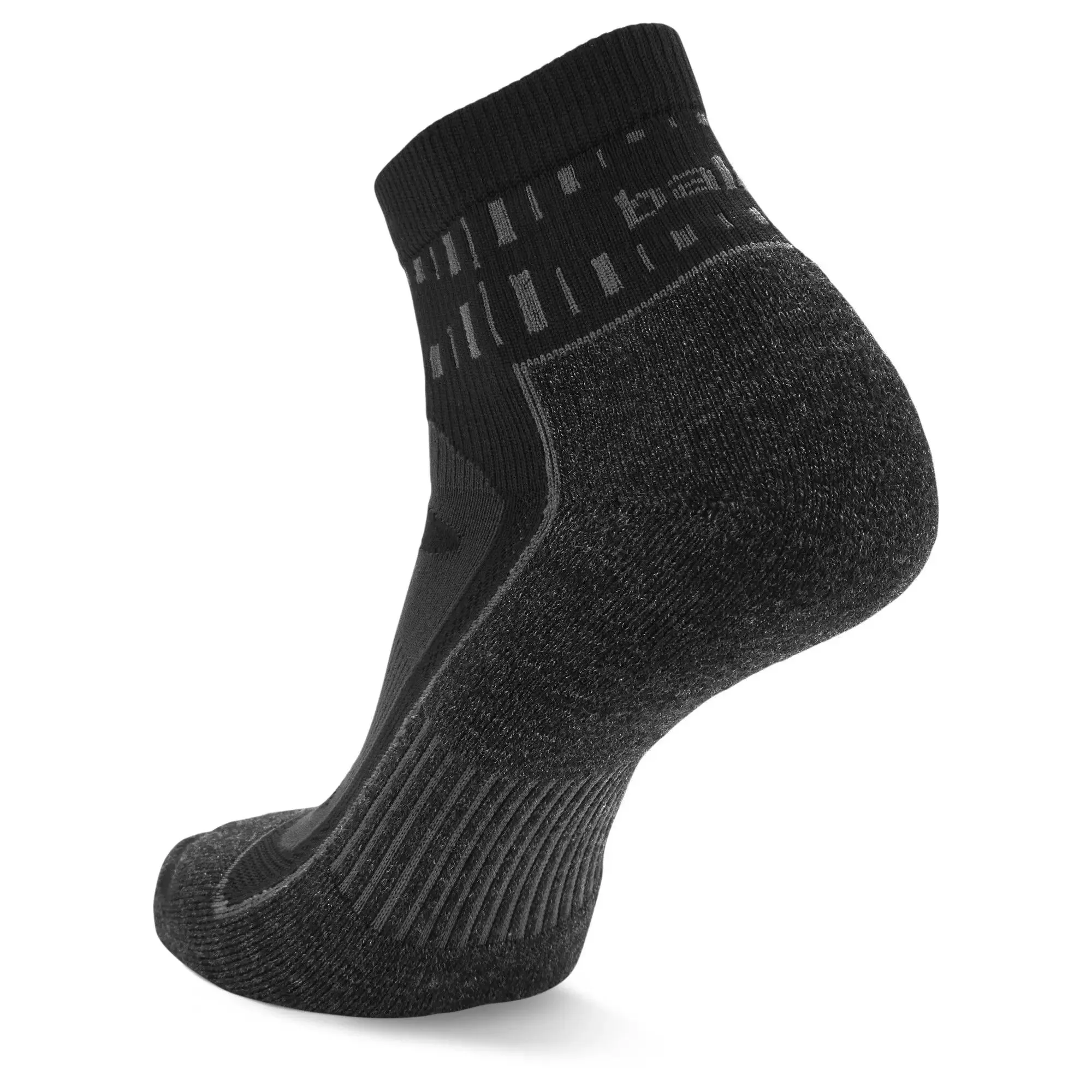 Balega | Blister Resist Quarter | Mohair | Grey/Black