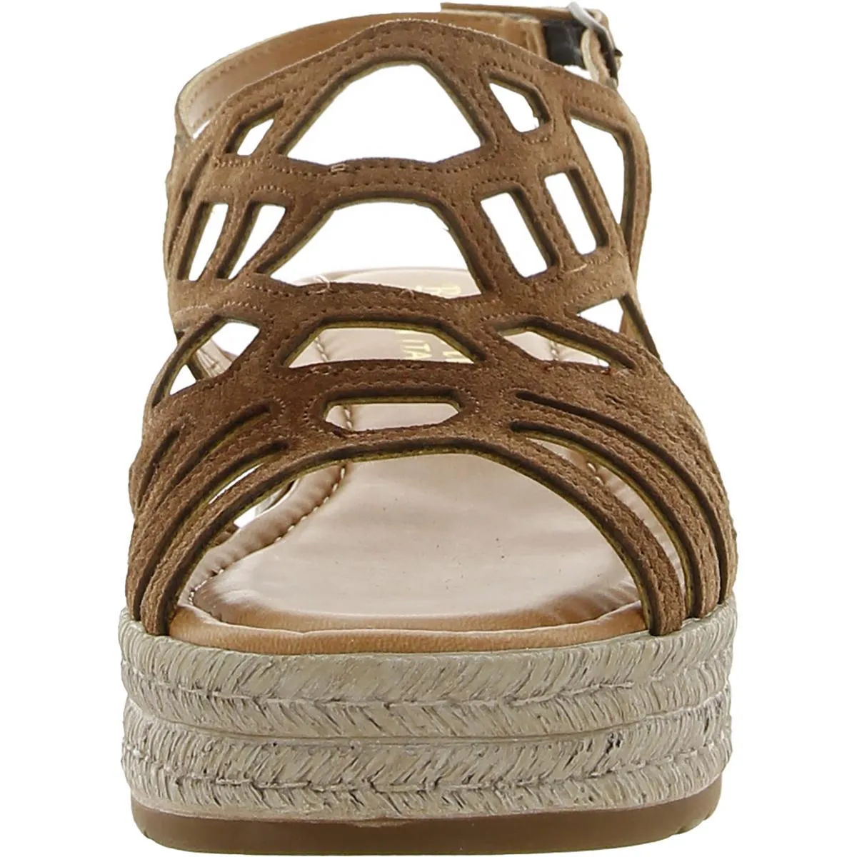 Bella Vita Womens Ankle Strap Wedge Espadrilles