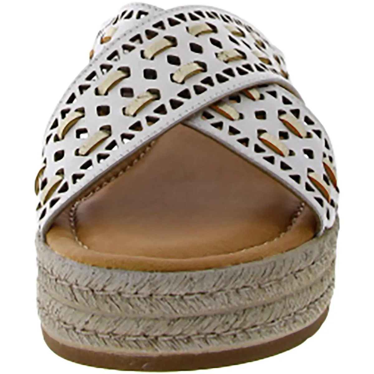 Bella Vita Womens Exa-Italy Leather Slip On Espadrilles