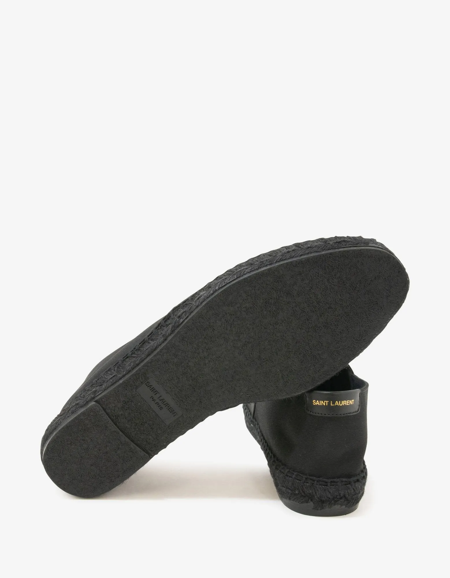 Black Logo Espadrilles -