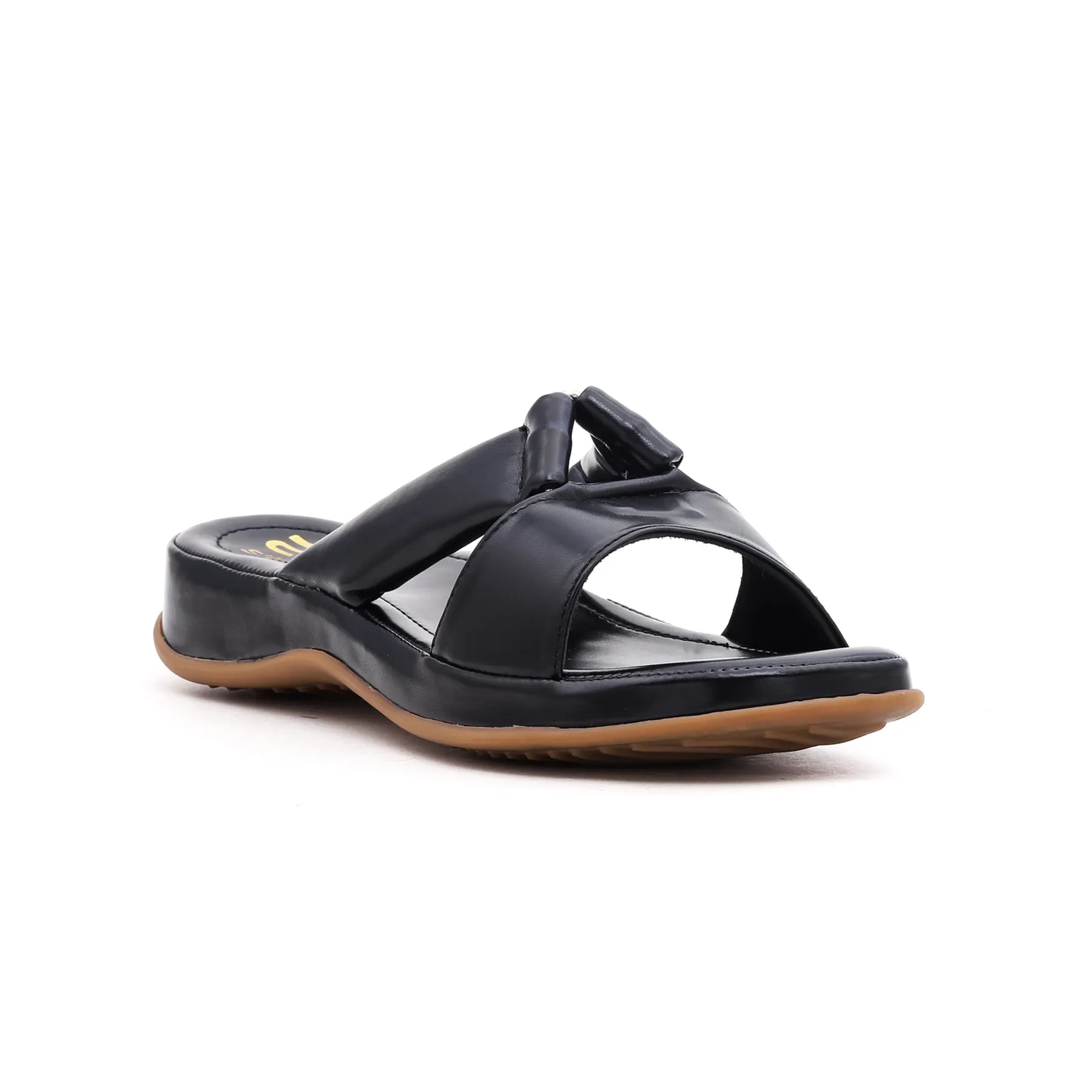 Black PU Slipper CL4040