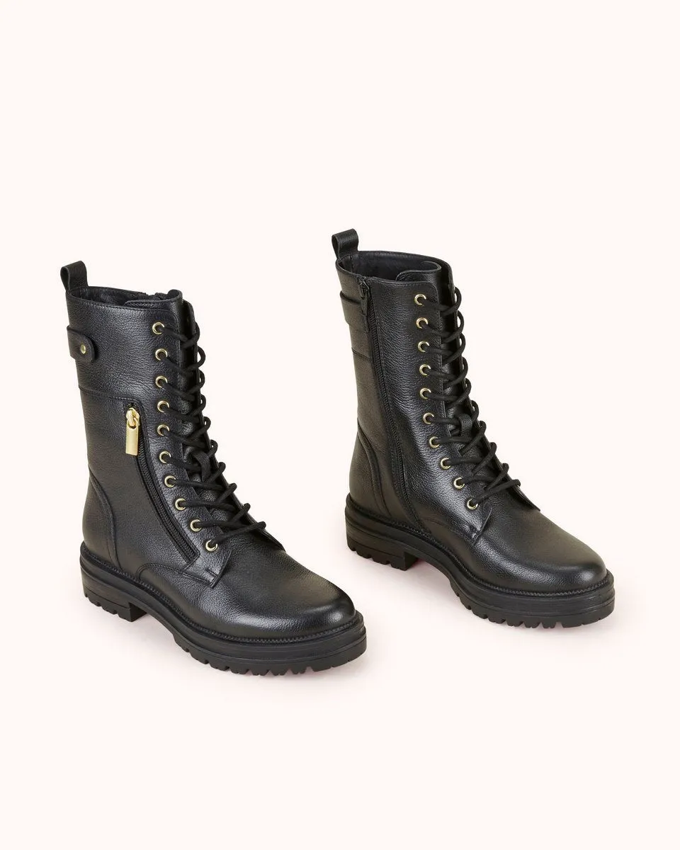 Bottines En Cuir Titouan - Noir