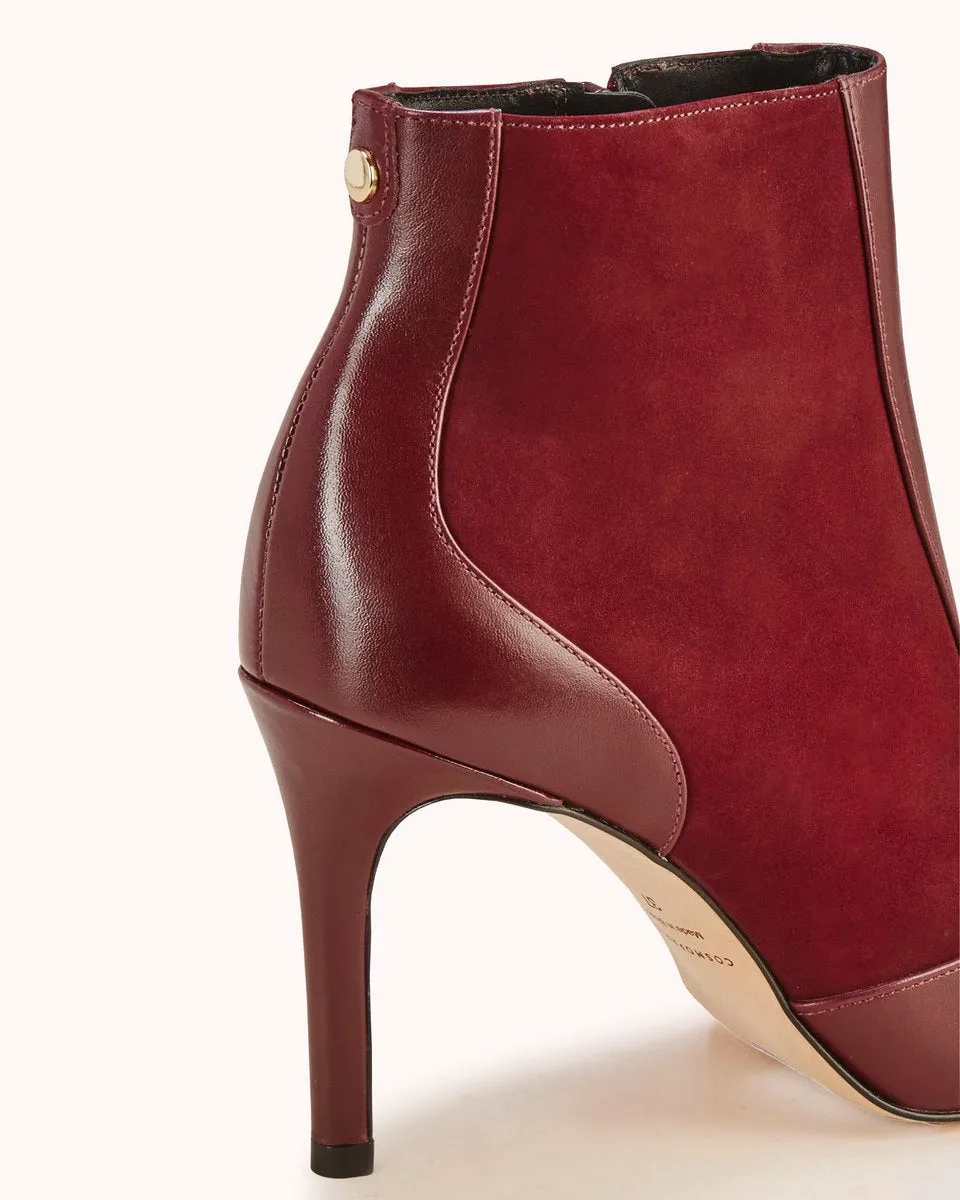 Bottines En Cuir Zabelle - Bordeaux