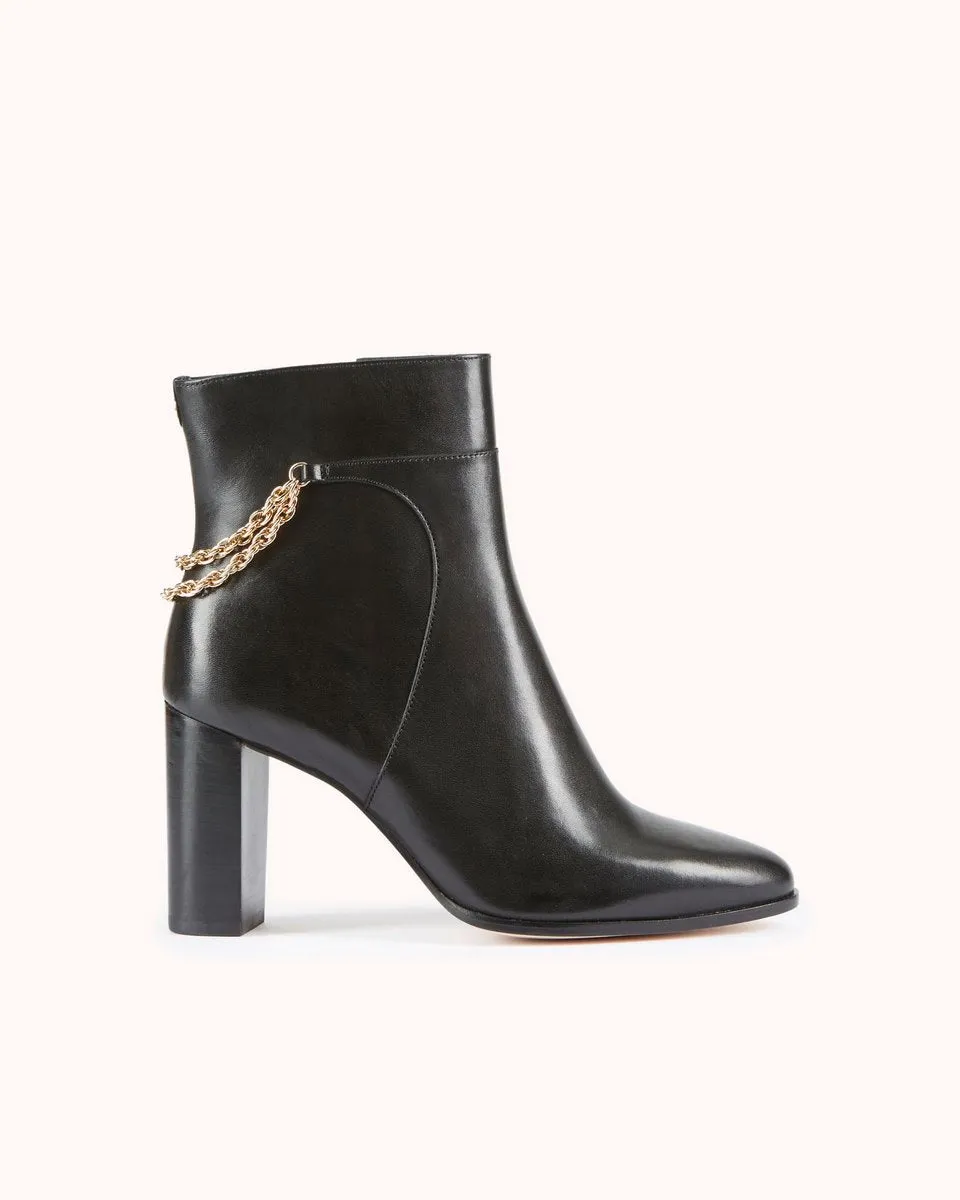 Bottines En Cuir Zavara - Noir