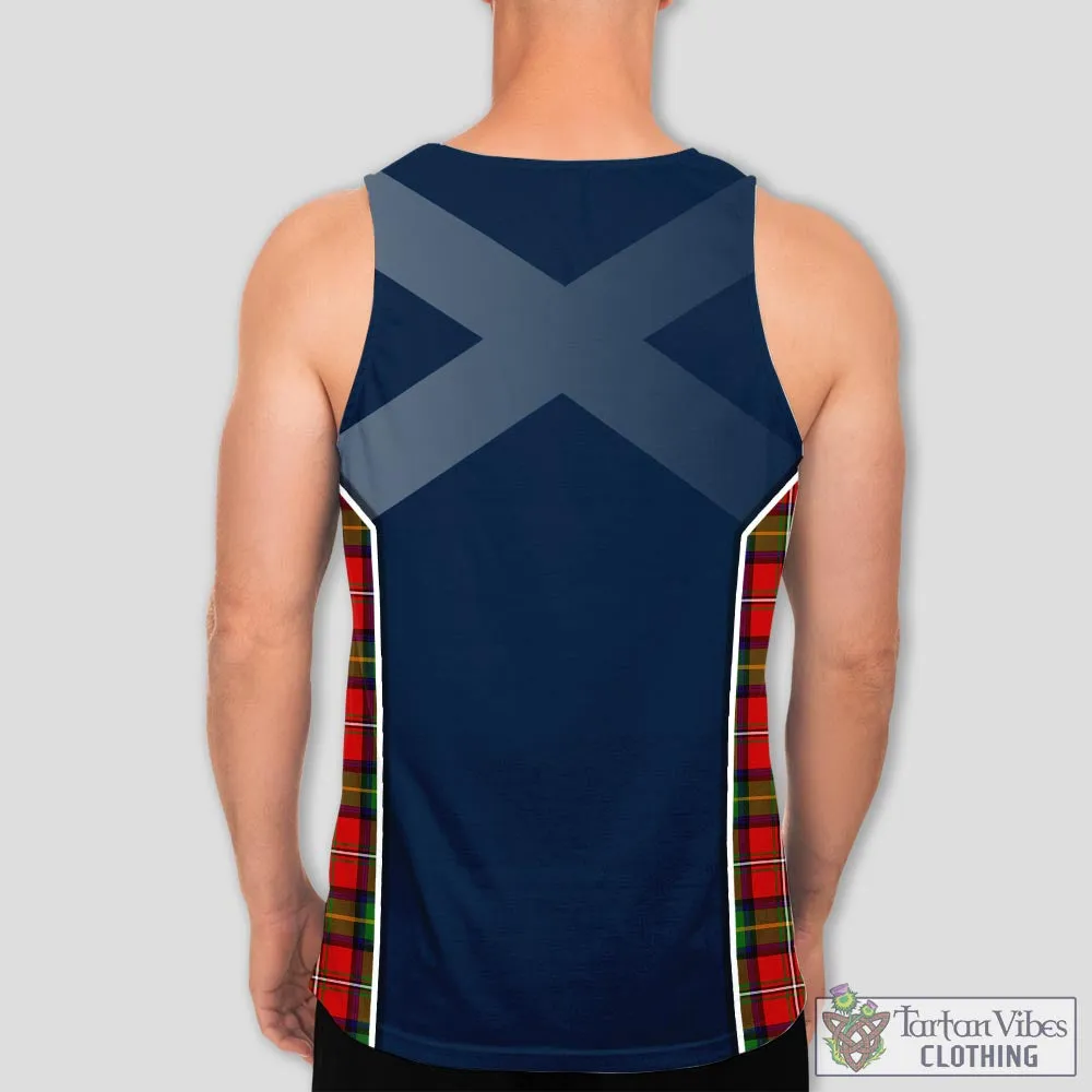 Boyd Tartan Men's Tanks Top with Family Crest and Scottish Thistle Vibes Sport Style