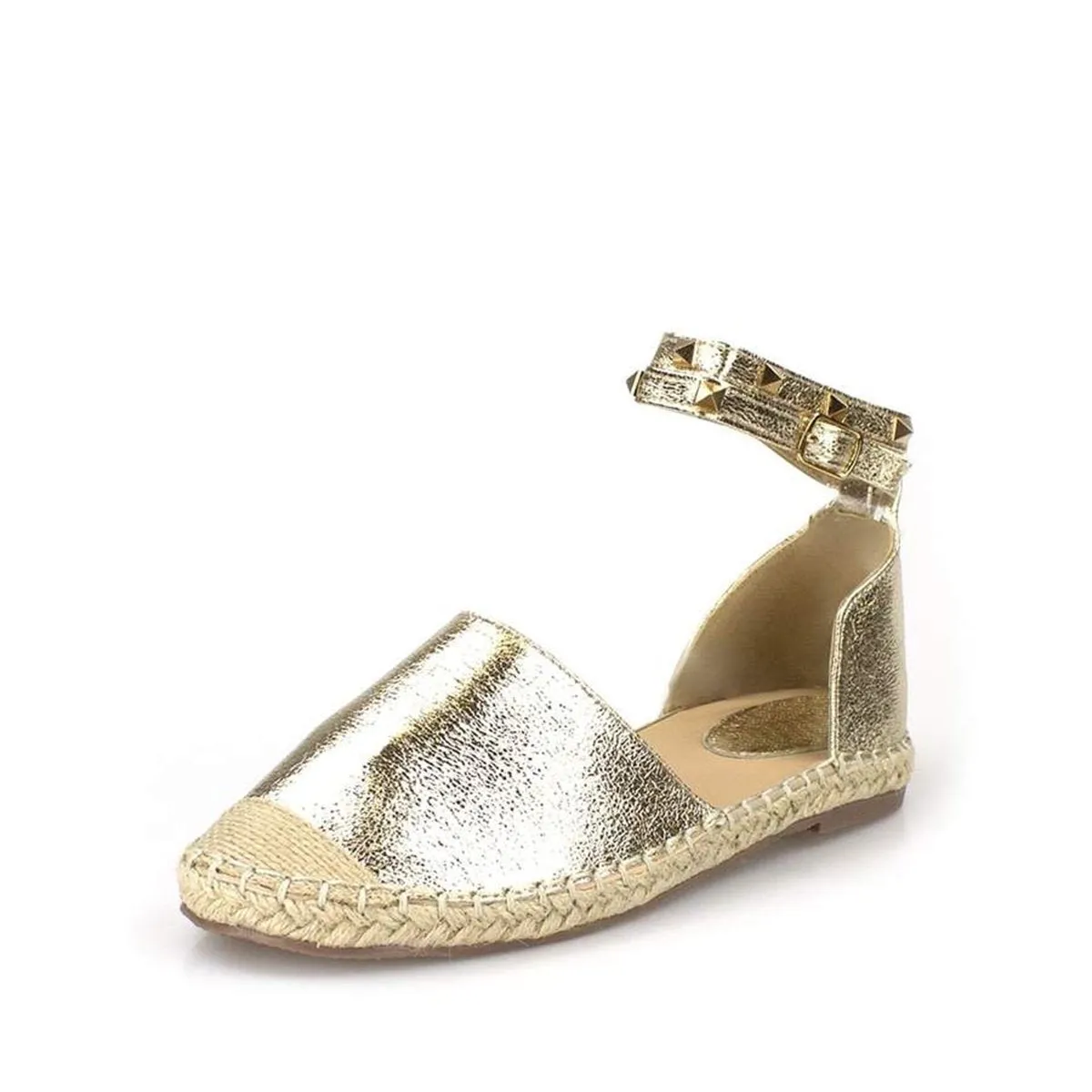 Brea Flat Ankle Strap Espadrille Shoe