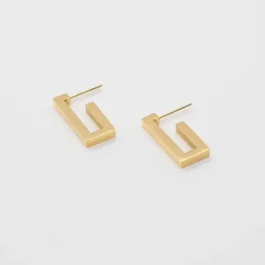 Brenda Grands Rectangular Hoops