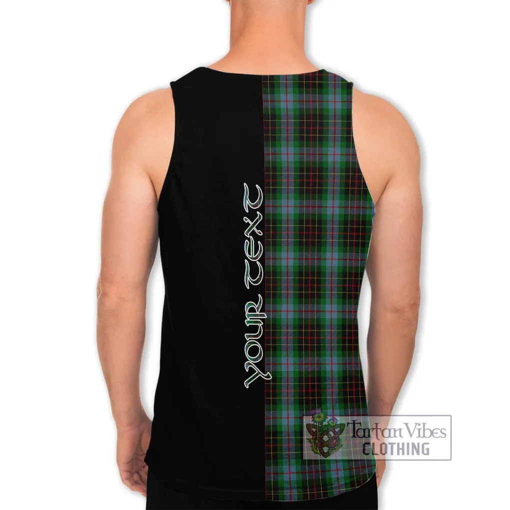 Brodie Hunting Tartan Men's Tank Top with Family Crest and Half Of Me Style