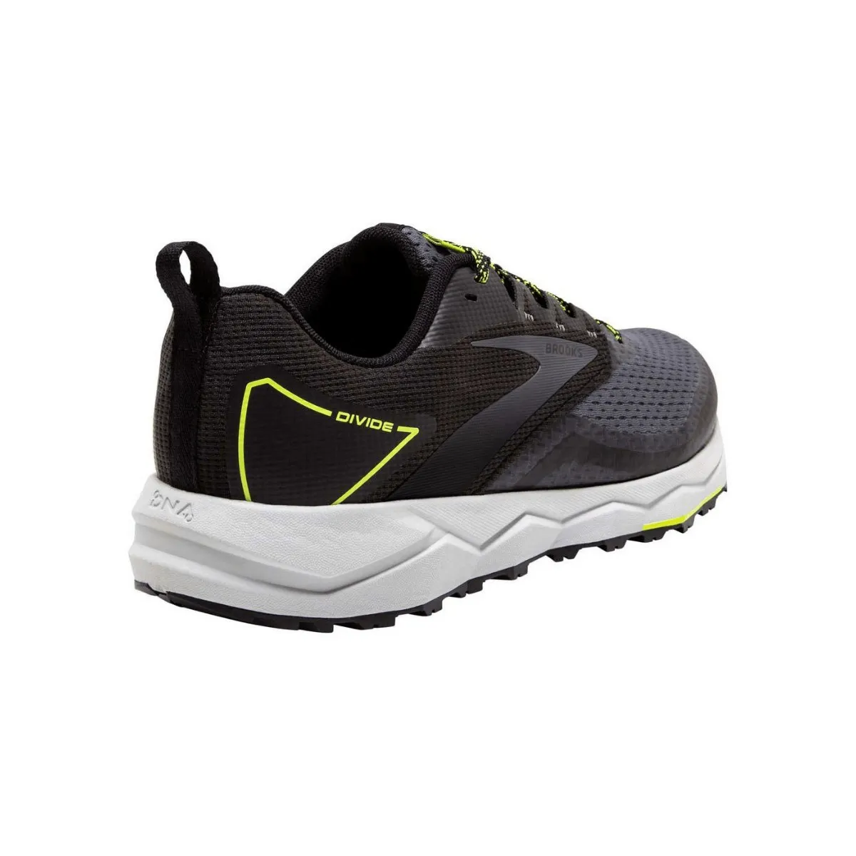 Brooks Divide 2 Shoes Black White Yellow fluor SS21