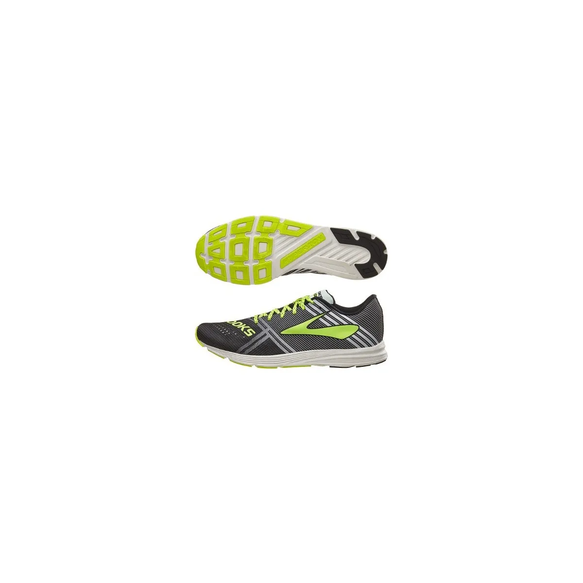 Brooks Hyperion Black Fluor SS19 Men's Running Shoes