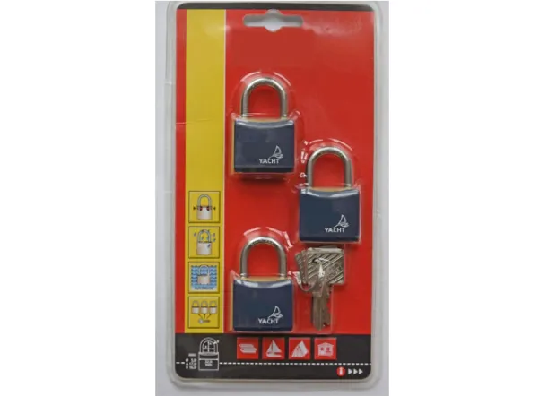 Burg Watcher Yacht Keyed-Alike Waterproof & Rust Proof Padlocks - 2 Sizes 30 or 40mm