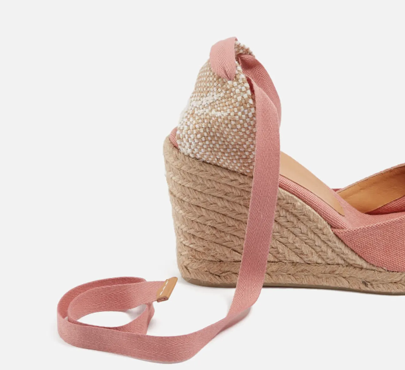 Castaner Carina 8 Rosa Pink Wedge Espadrilles