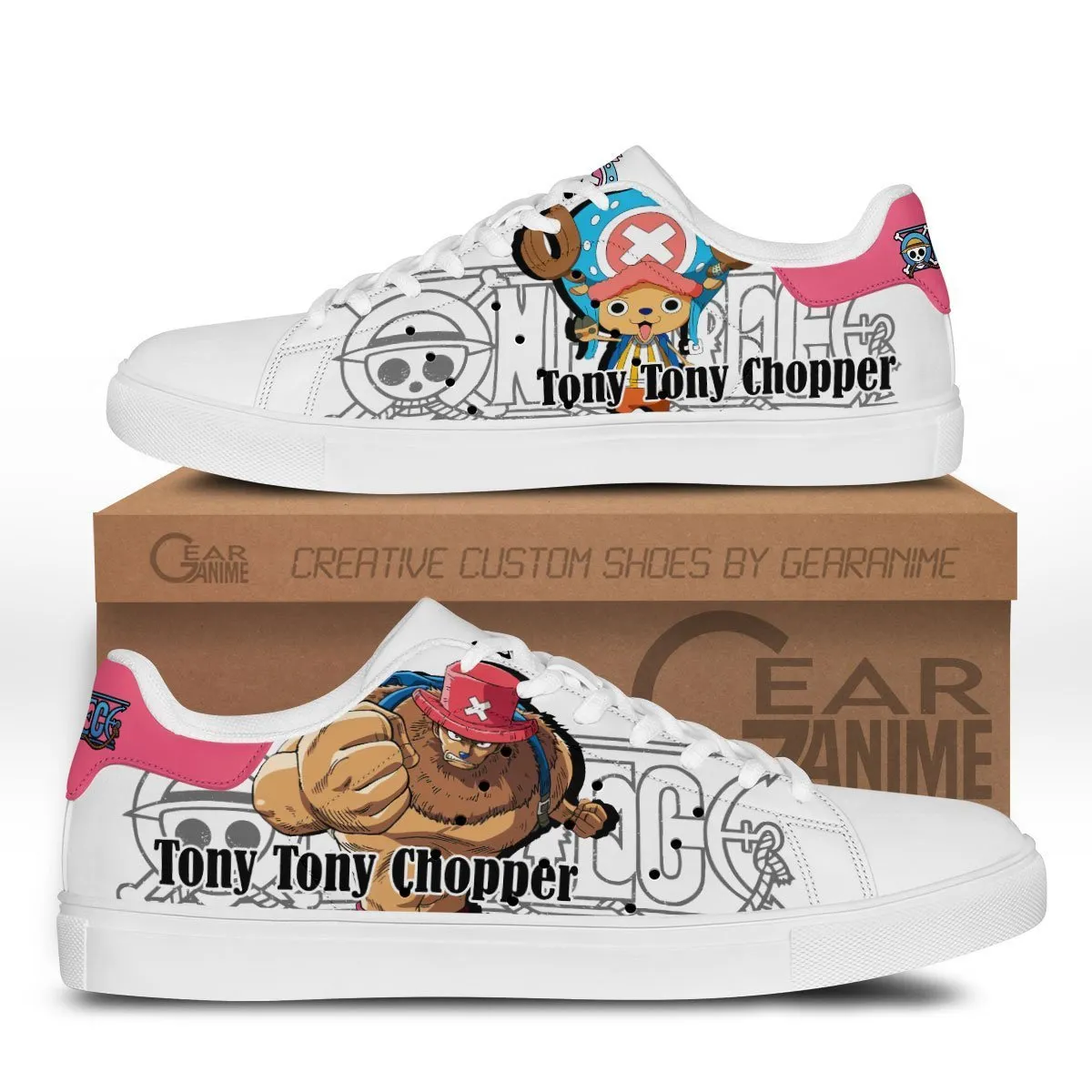 Chopper Skate Sneakers Custom Anime OP Shoes