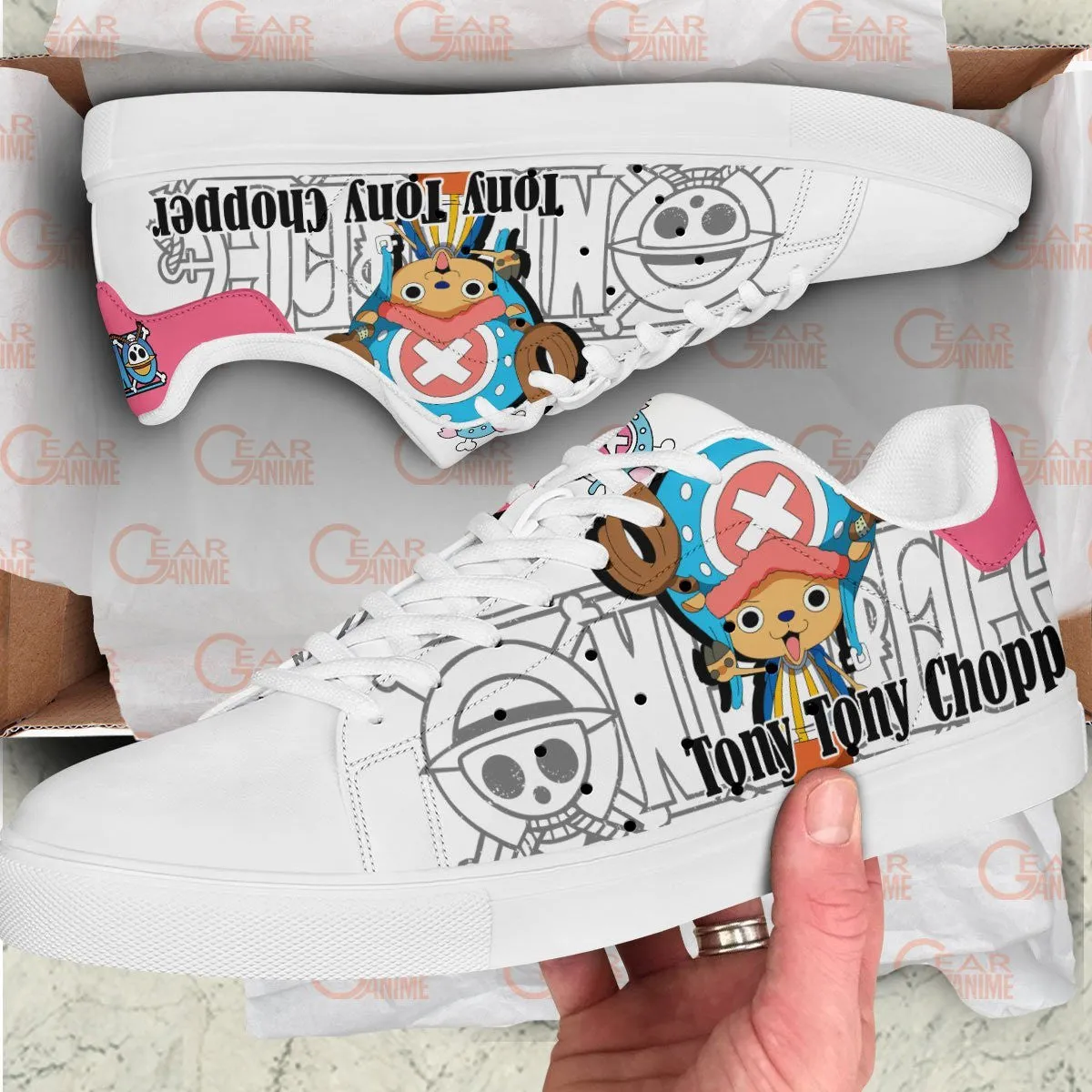 Chopper Skate Sneakers Custom Anime OP Shoes