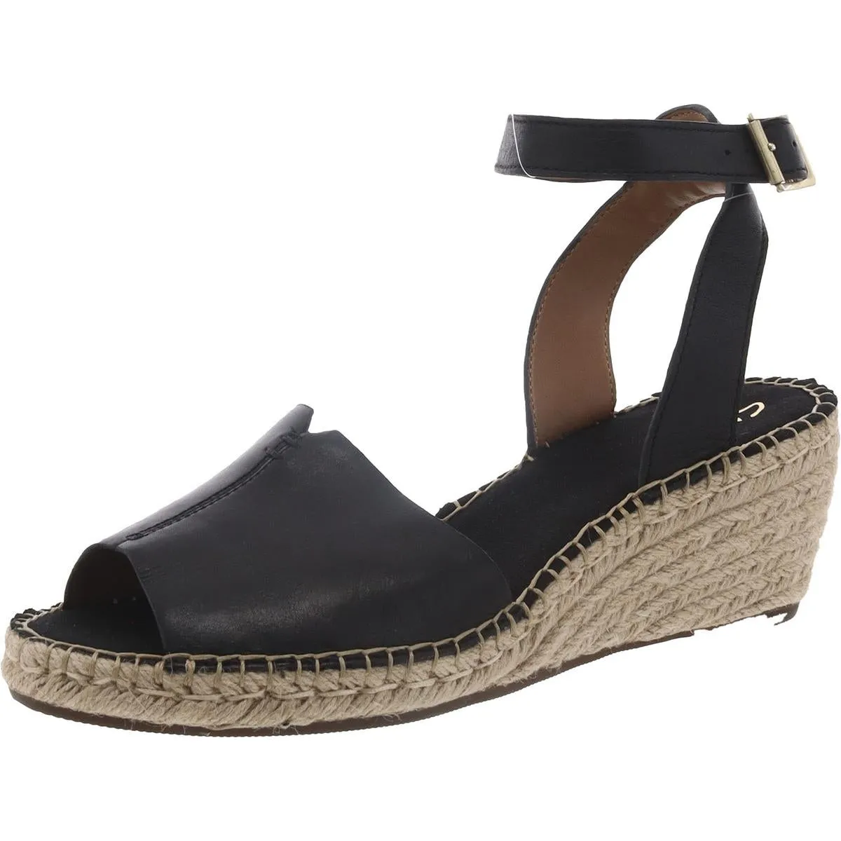 Clarks Womens Petrina Selma Leather Sandals Espadrilles