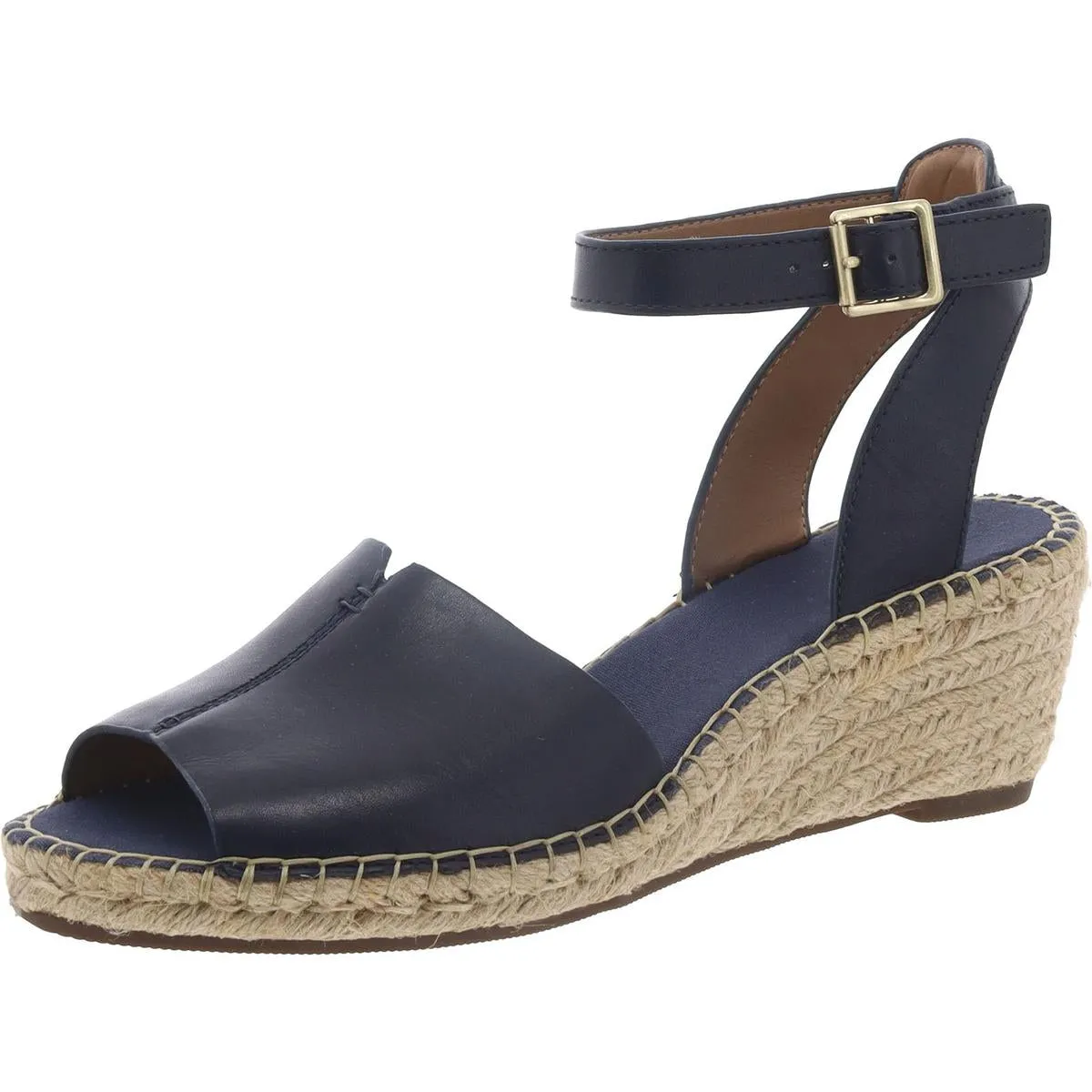 Clarks Womens Petrina Selma Leather Sandals Espadrilles