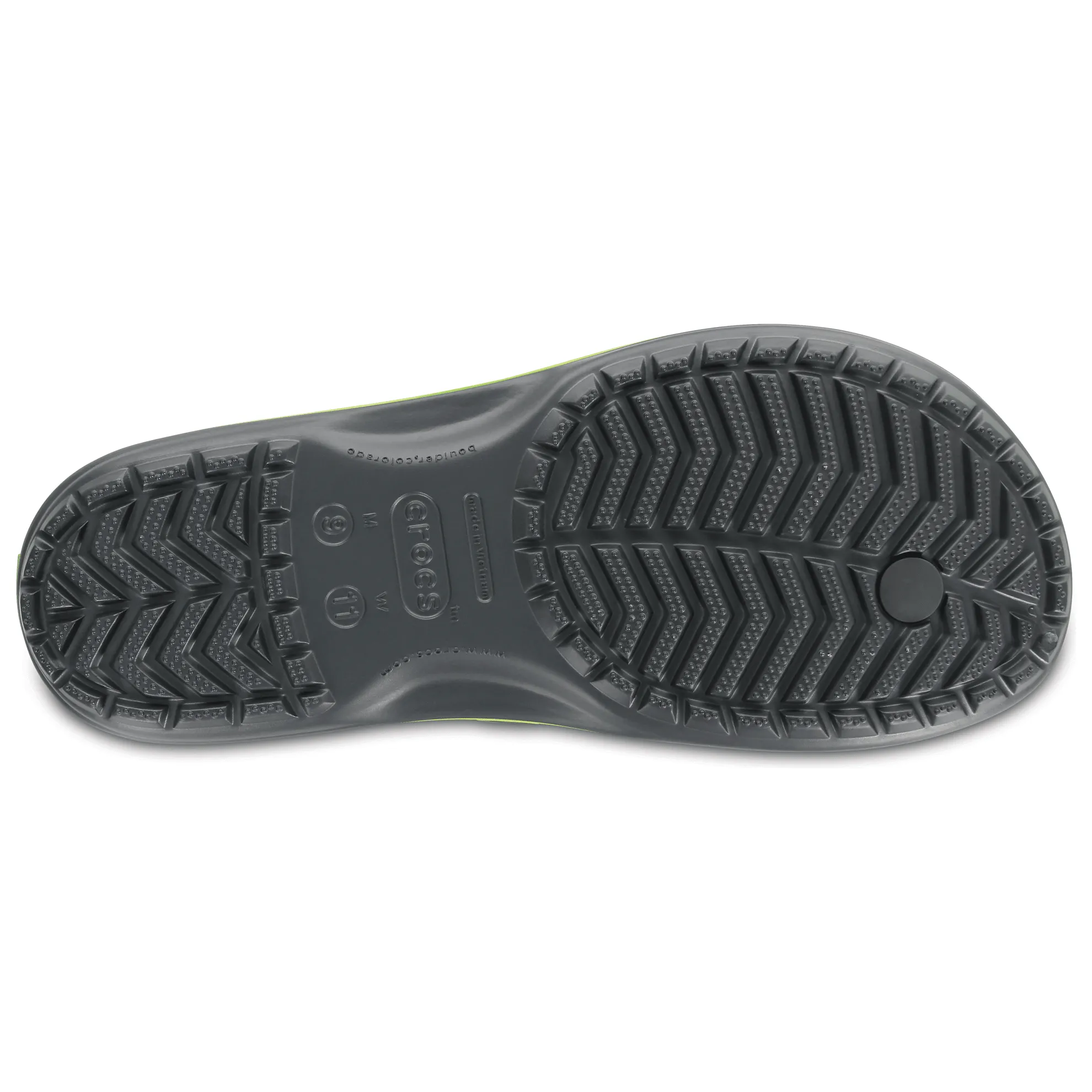 Crocs Crocband™ Flip Graphite/Volt Green