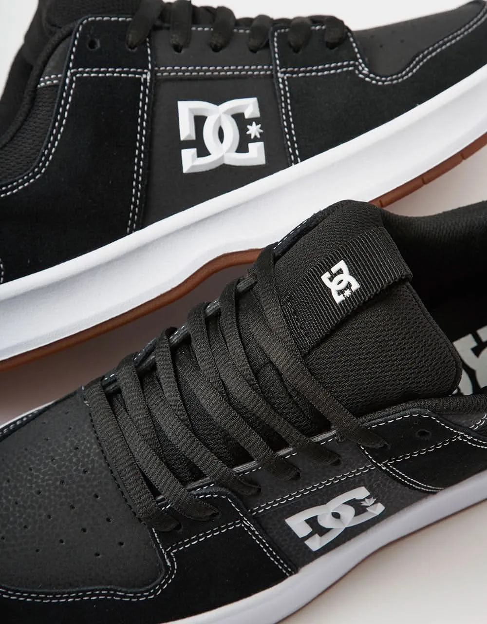 DC Lynx Zero Skate Shoes - Black/Black/White