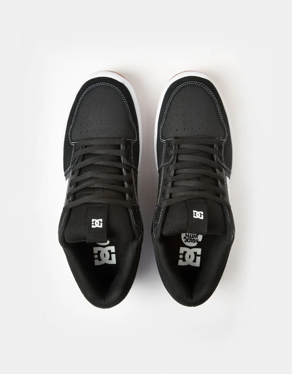 DC Lynx Zero Skate Shoes - Black/Black/White