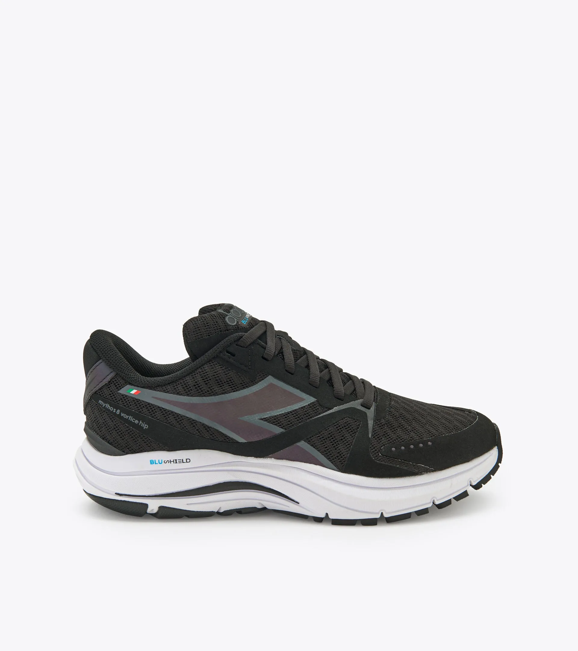 Diadora Womens Mythos Blushield 8 Vortice Hip Wide- Black/White (101.179815.C7406)