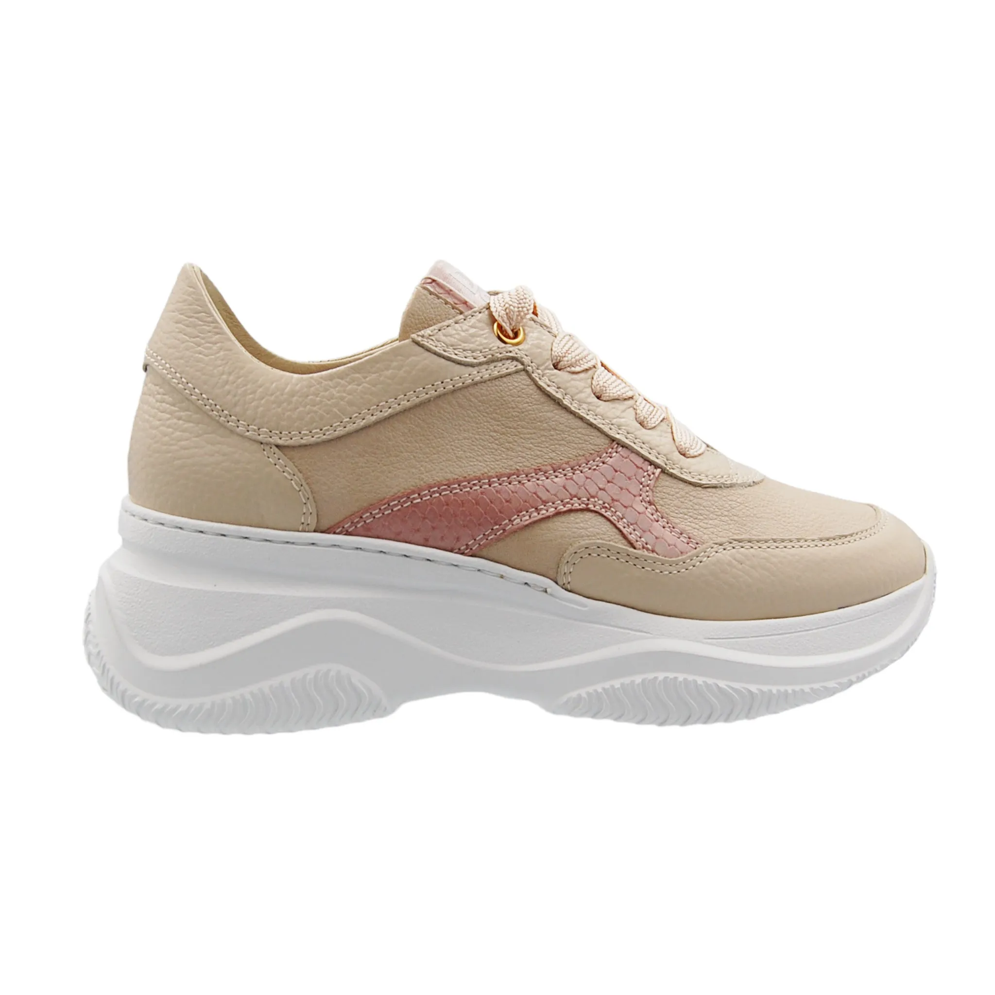 DL Sport Wedge Sole Sneaker Nude