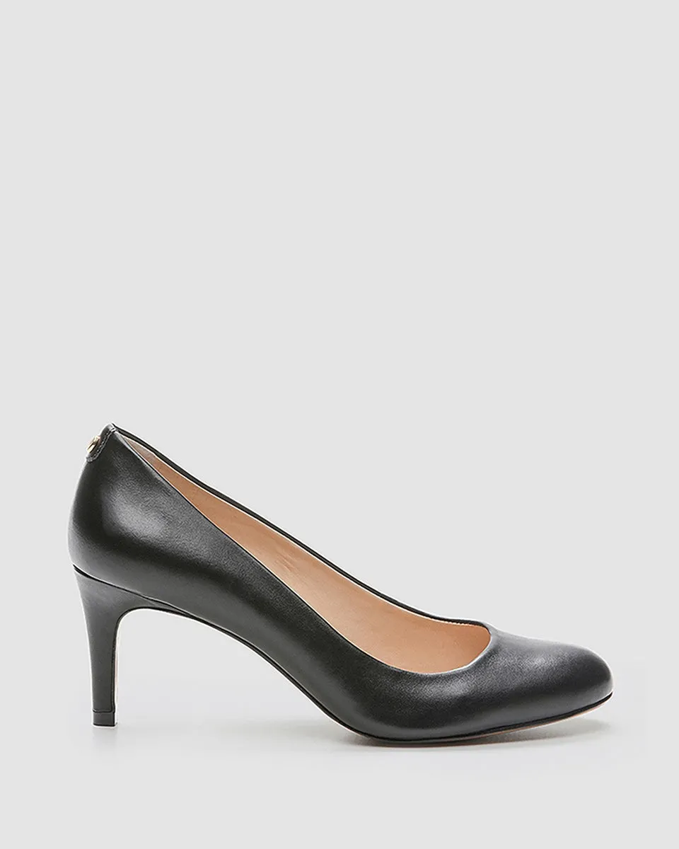 Escarpins En Cuir Nyna - Noir