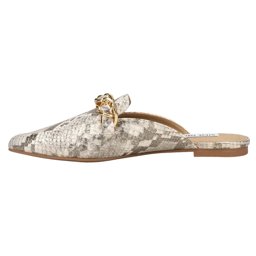 Faine Snake Slip On Mule