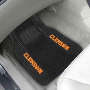 Fanmats Clemson Tigers 2 Piece Deluxe Car Mat Set