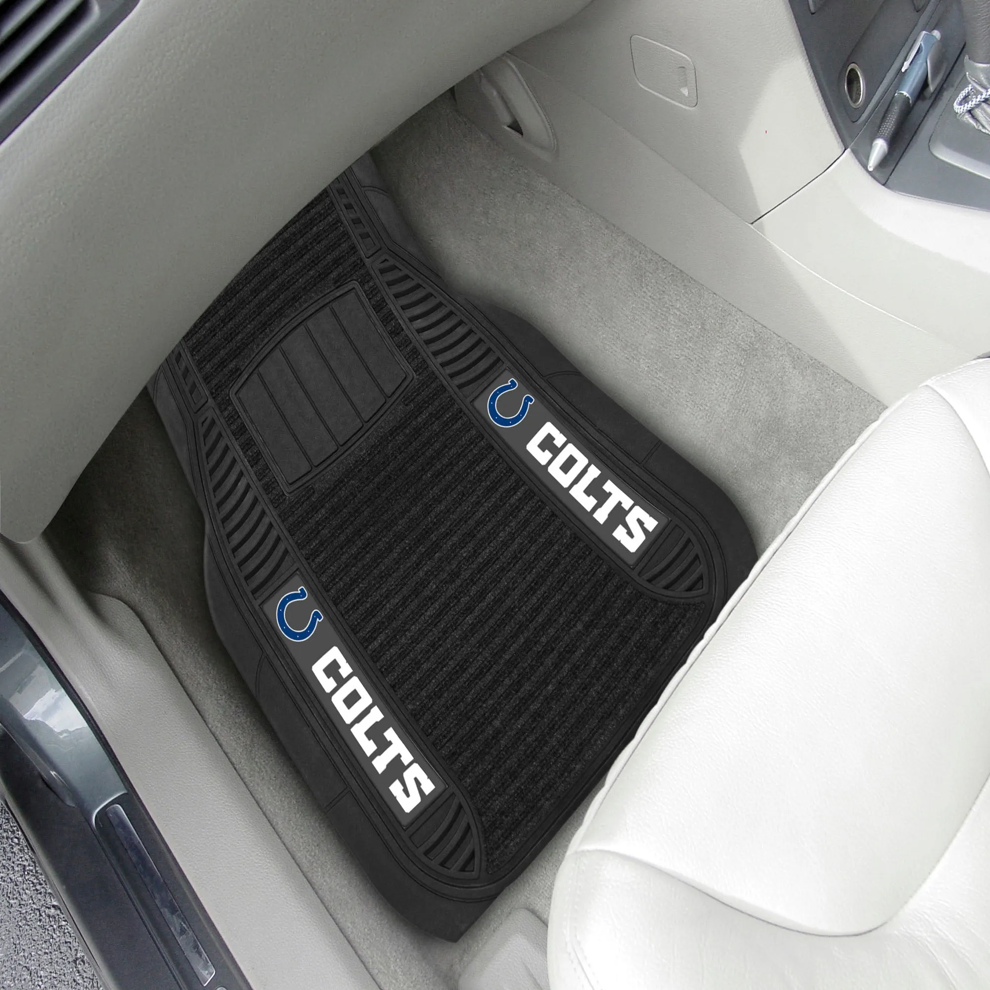 Fanmats Indianapolis Colts 2 Piece Deluxe Car Mat Set