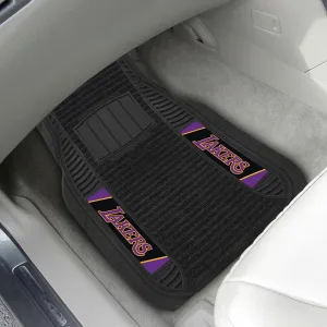 Fanmats Los Angeles Lakers 2 Piece Deluxe Car Mat Set