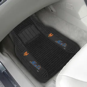 Fanmats New York Mets 2 Piece Deluxe Car Mat Set