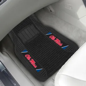 Fanmats Ole Miss Rebels 2 Piece Deluxe Car Mat Set