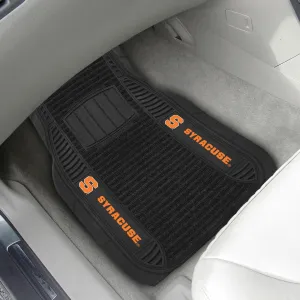 Fanmats Syracuse Orange 2 Piece Deluxe Car Mat Set