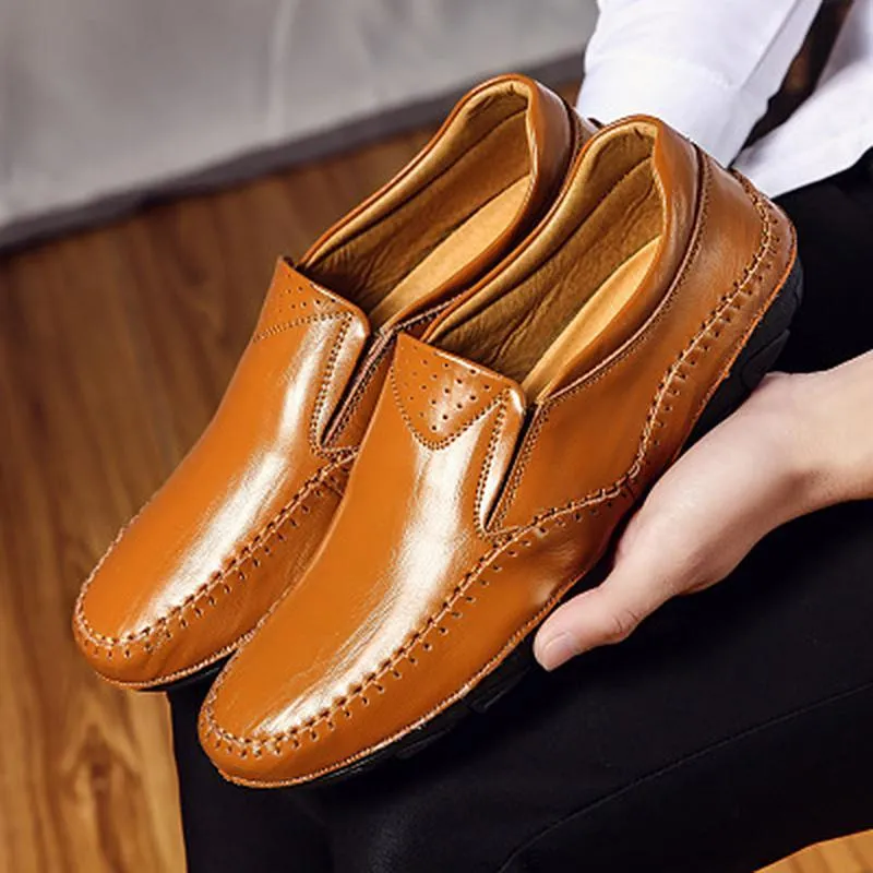 Fashion Business Casual Leather Driving Men's Shoes