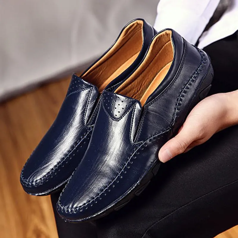 Fashion Business Casual Leather Driving Men's Shoes