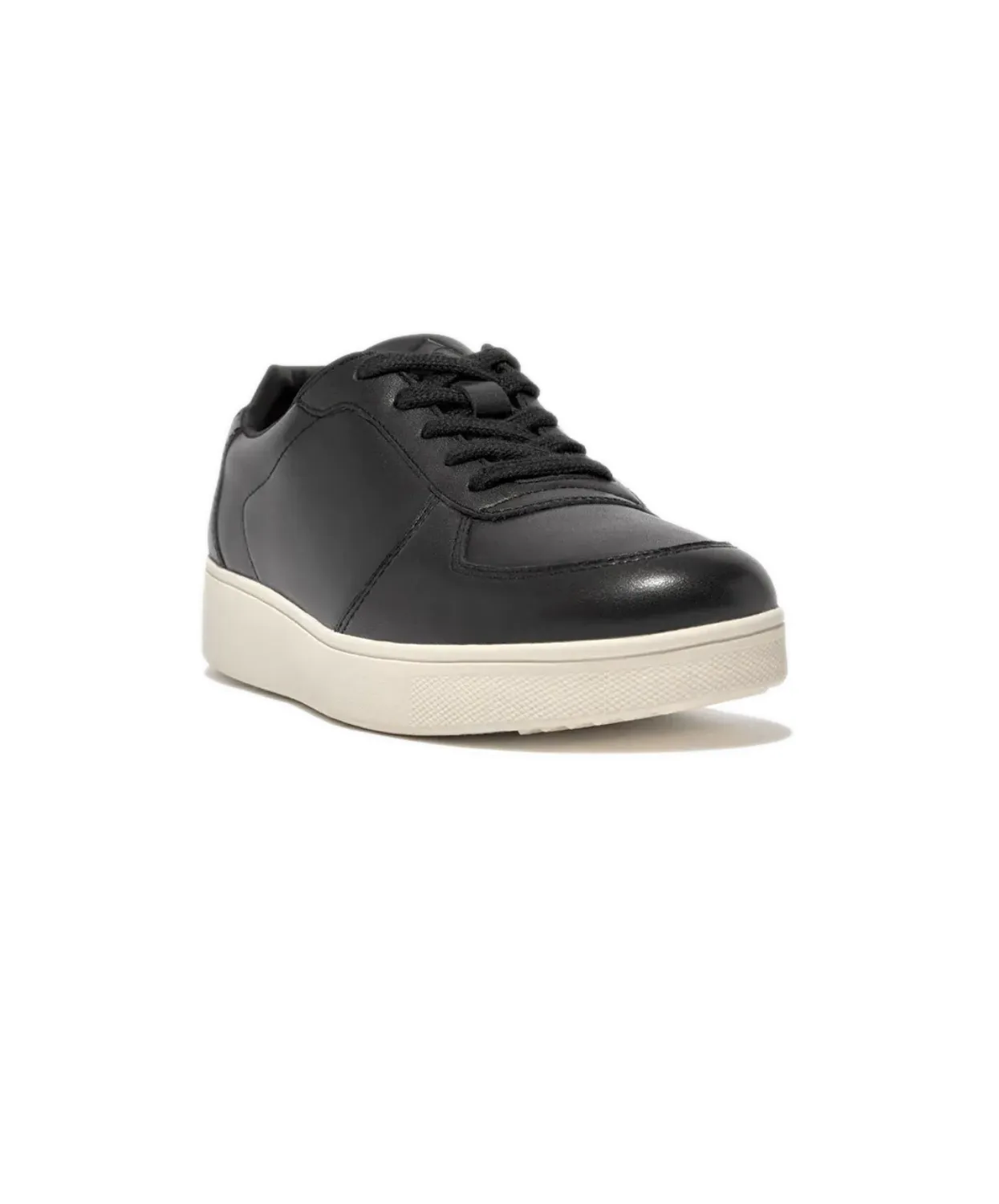 FitFlop Rally Leather Panel Sneakers Black