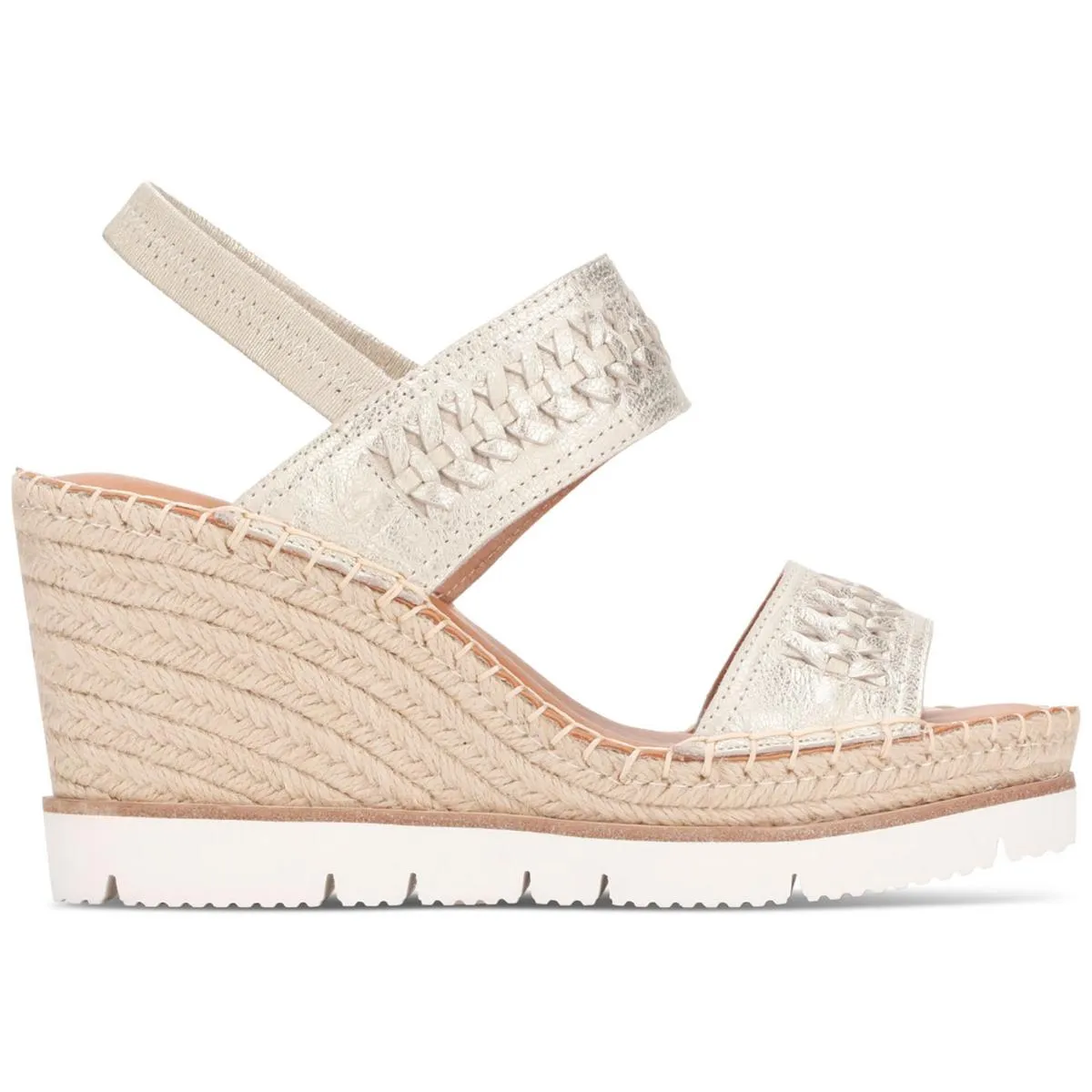 Gentle Souls by Kenneth Cole Womens Elyssa Two-Band Leather Espadrilles