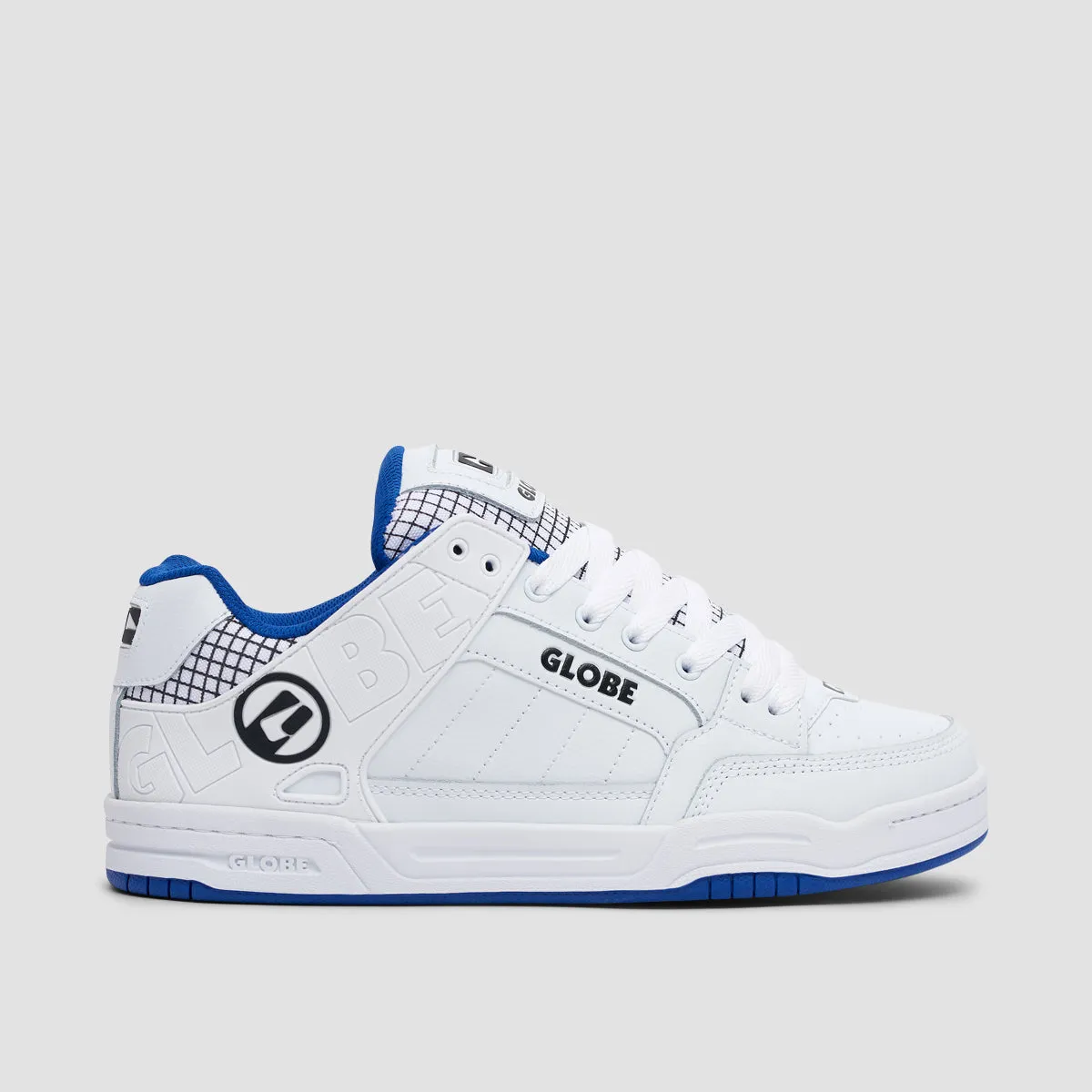 Globe Tilt Shoes - White/Cobalt